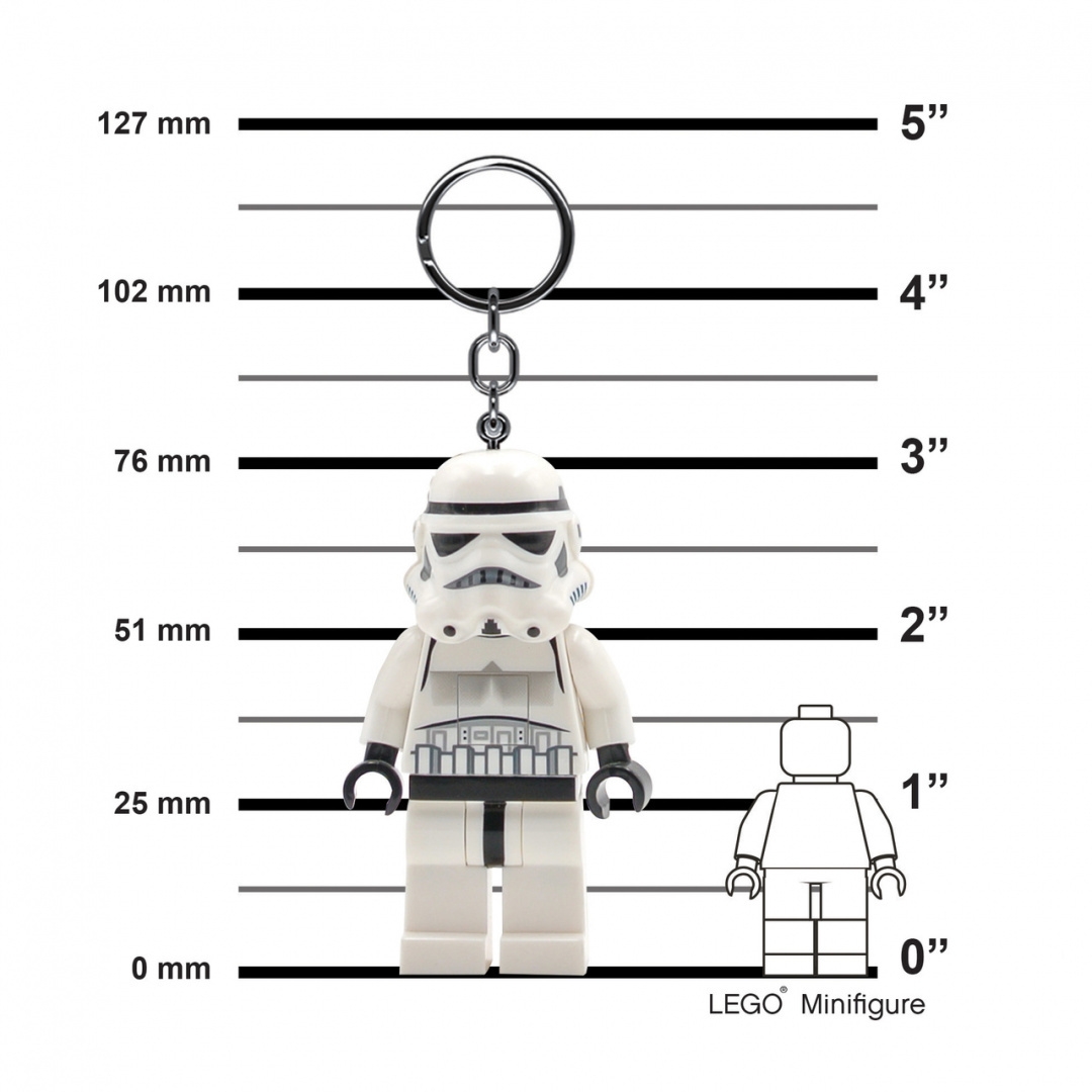 LEGO, Brelok do kluczy z latarką: Star Wars -  Stormtrooper (LGL-KE12)